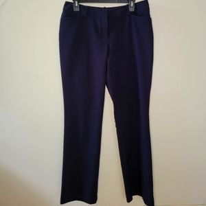 "Perfect Trouser" Navy Blue Dress Pants - Worthington